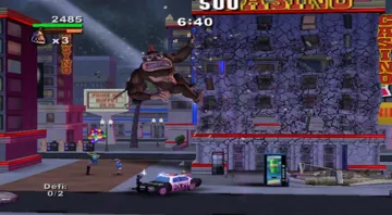Rampage- Total Destruction screen shot game playing
